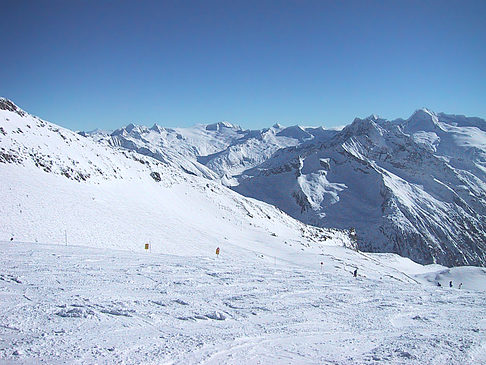 Blick über die Tiroler Berge Foto 