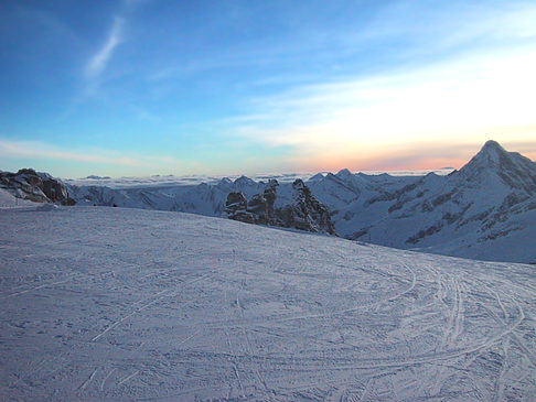 Blick über die Tiroler Berge Foto 