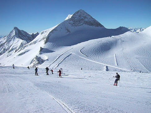 Blick über die Tiroler Berge Foto 