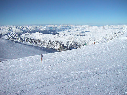 Blick über die Tiroler Berge Fotos