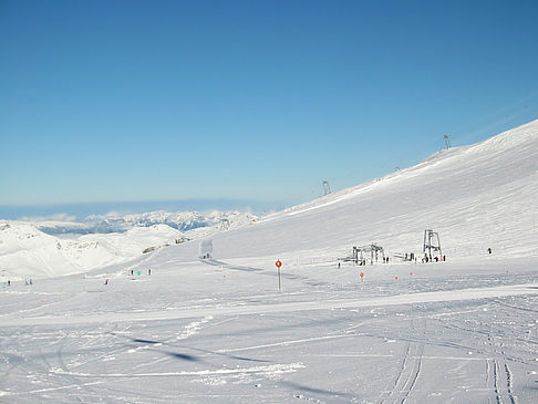 Foto Die Piste hinunter - Tux