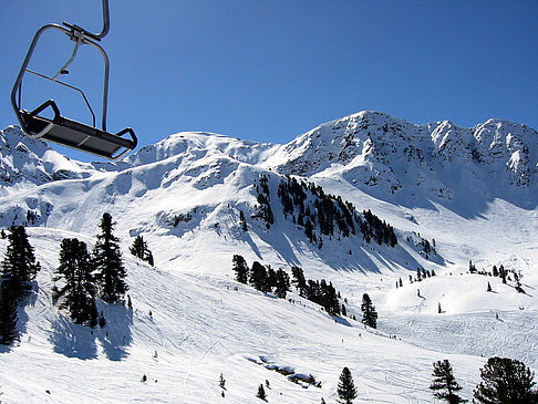 Stubaier Alpen vom Sessellift Foto 